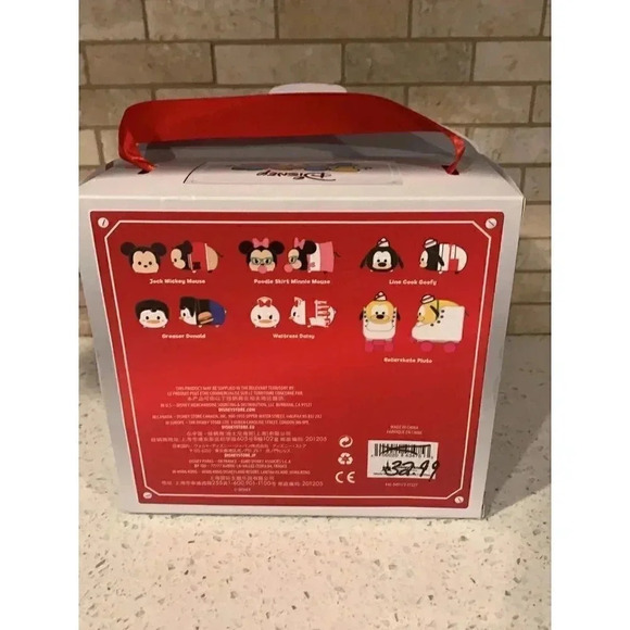 Disney Tsum Tsum Micro Set 50s Diner  b38 - Picture 3 of 5